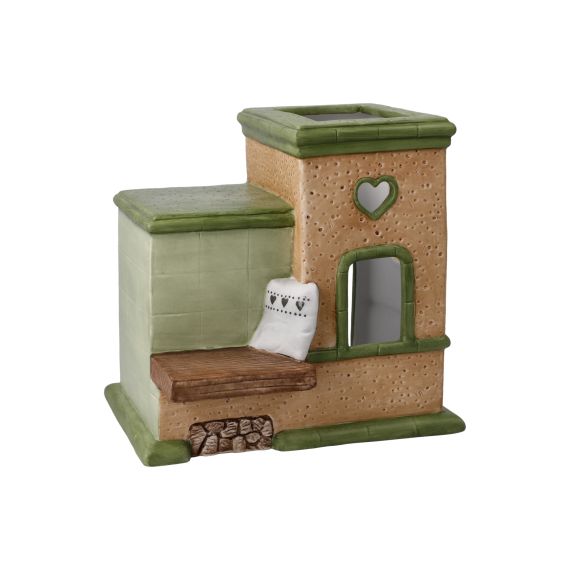 Figur Wärmender Kamin - Weihnachtsbäckerei Nina & Marco