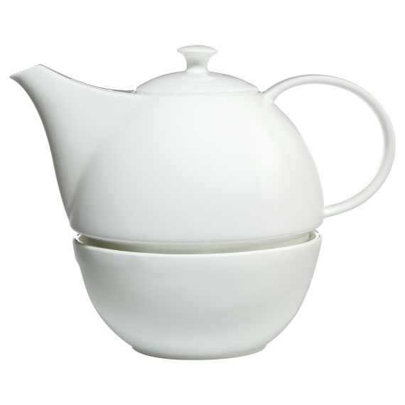 Teekanne mit Stövchen - Teapot Kaiser Porzellan