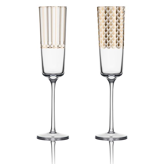 Produktbild von Champagnerglas Set 2 First Gold 25 cm - Vola