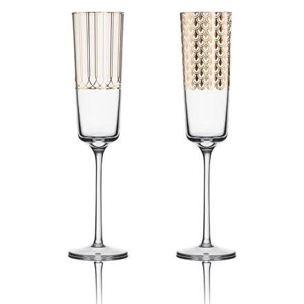 Champagnerglas Set 2 First Gold 25 cm - Vola
