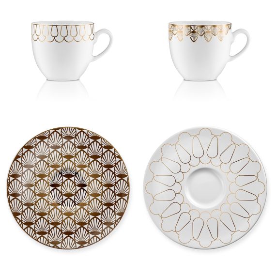 Produktbild von Kaffeetasse Set 1 First Gold 7 cm - Vola