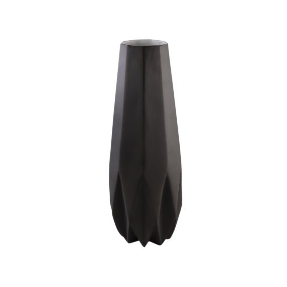 Produktbild von Vase Polygono Colori dunkelgrau 41 cm 