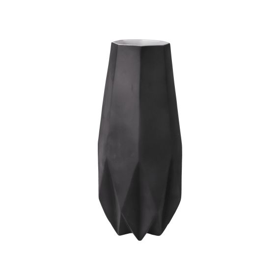 Produktbild von Vase Polygono Colori dunkelgrau 33 cm 