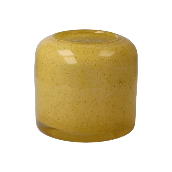Glasvase Lemon Butter gelb 11 cm 