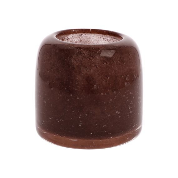 Produktbild von Glasvase Amber Dusk braun 9 cm 
