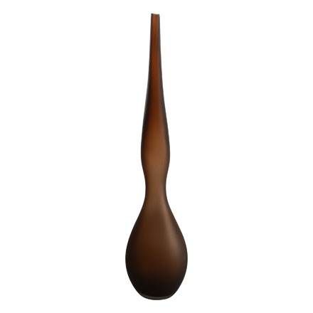 Glasvase Smoke Amber Deko-Objekt braun 63 cm