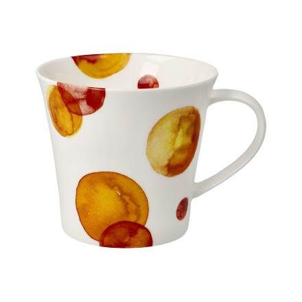 Kaffee- / Teetasse Orange Colori