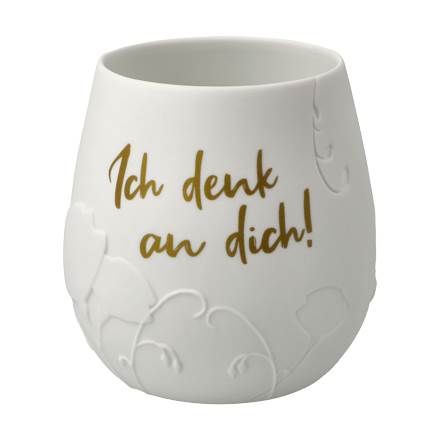 Windlicht Ich denk an dich! - 10 cm Accessoires