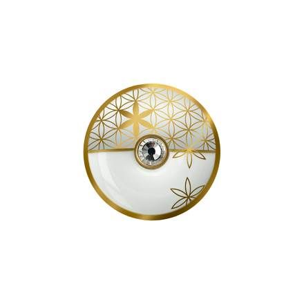 Brooch Flower of Life white - Home & Style