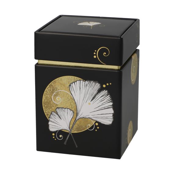 Teedose Ginkgo Schwarz Lotus Yin Yang