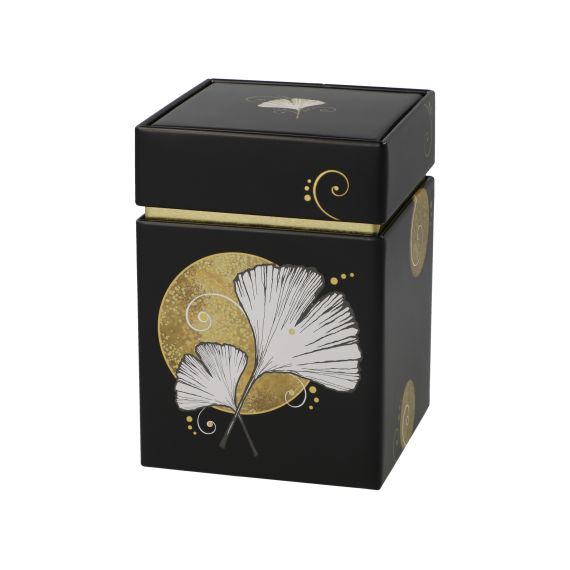 Produktbild von Teedose Ginkgo Schwarz Lotus Yin Yang
