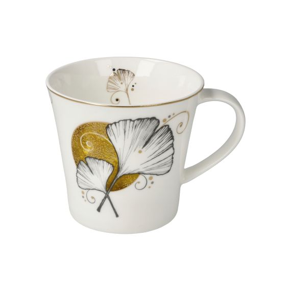 Produktbild von Kaffee- / Teetasse Ginkgo Weiß Lotus Yin Yang