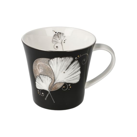 Produktbild von Kaffee- / Teetasse Ginkgo Schwarz Lotus Yin Yang