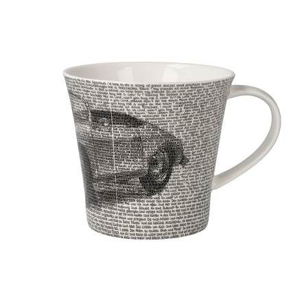 Kaffee- / Teetasse Mug Saxa - Porsche 356 Black 0,35l