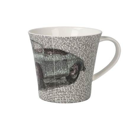 Kaffee- / Teetasse Mug Saxa- Porsche 356 Auratium Green 0,35l