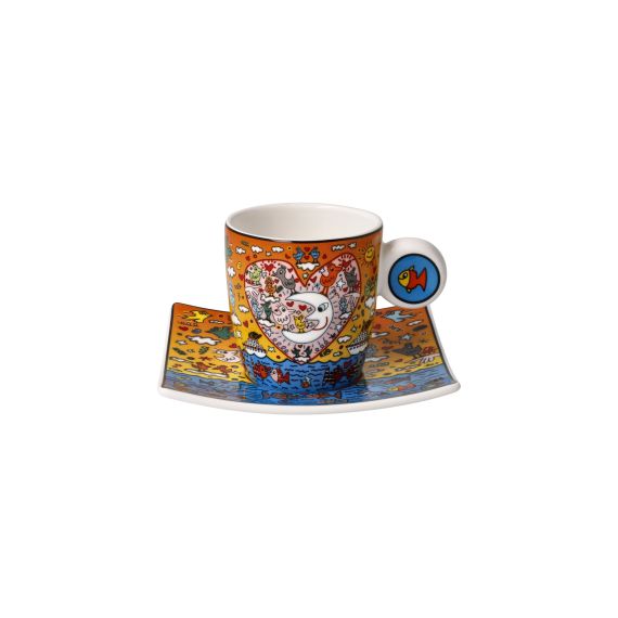 Produktbild von Espressotasse James Rizzi The Romance of the Sea - Pop Art