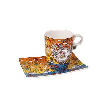 Künstlertasse James Rizzi The Romance of the Sea - Pop Art