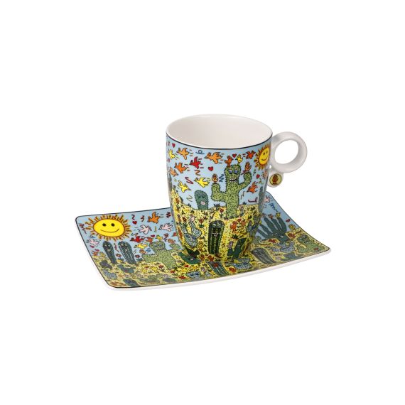 Produktbild von Künstlertasse James Rizzi Desert Life - Pop Art
