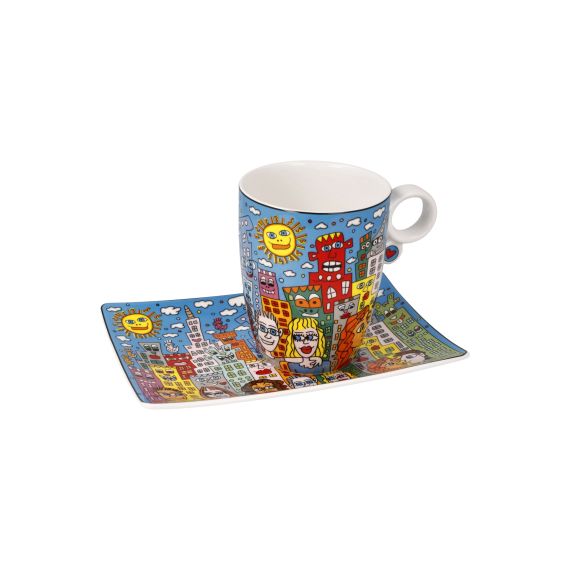 Produktbild von Künstlertasse James Rizzi Summer in the City - Pop Art