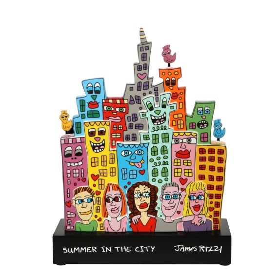 Produktbild von Figur - Summer in the City - James Rizzi Pop Art 