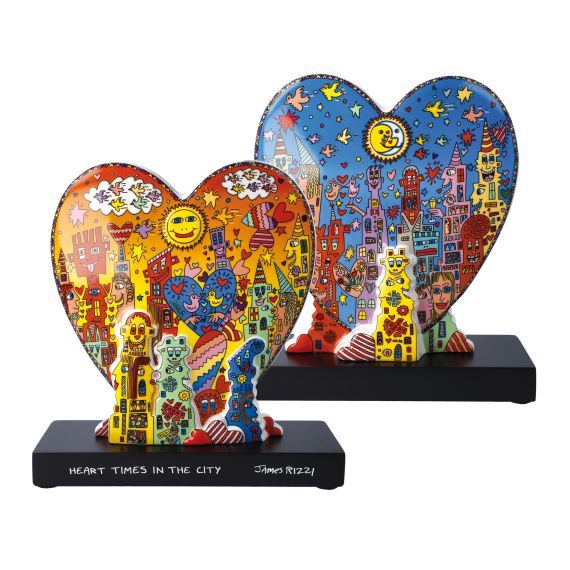 Produktbild von Figur Heart times in the City Pop Art James Rizzi