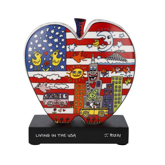 Produktbild von Figur - Living in the USA - James Rizzi Pop Art 