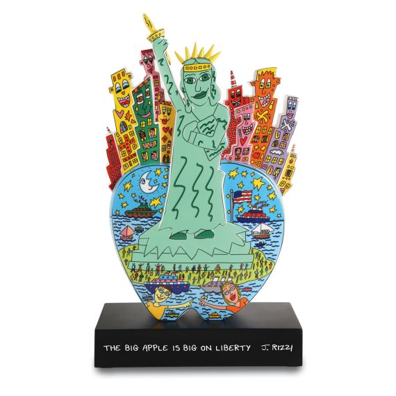 Produktbild von Figur James Rizzi Big Apple on Liberty - Pop Art