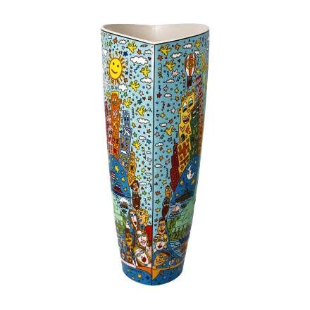 Vase James Rizzi The Big Apple is Big on Liberty - Pop Art