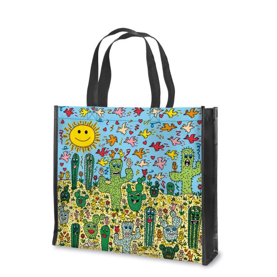 Produktbild von Einkaufstasche James Rizzi Desert Life - Pop Art