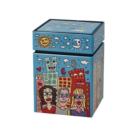 Tea tin Summer in the City - Pop Art