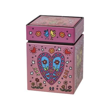 Tea tin Peace of Love - Pop Art