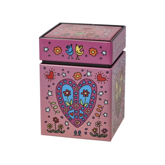 Produktbild von Teedose James Rizzi Peace of Love - Pop Art