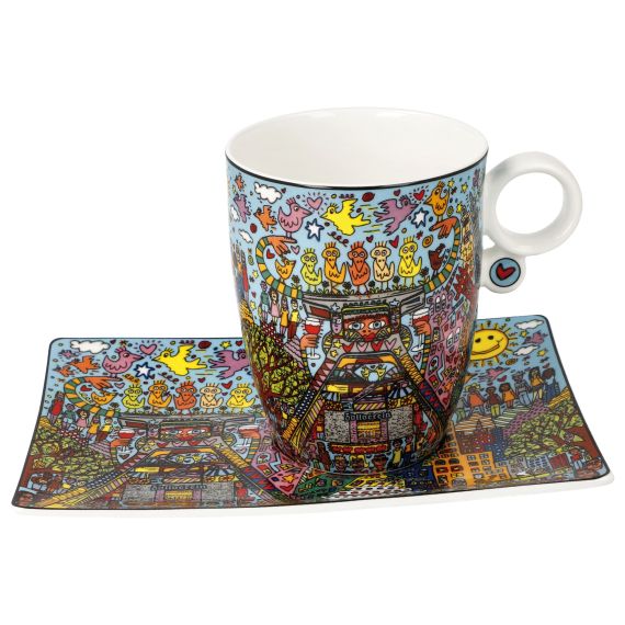 Künstlertasse Remenber those Cool Coal Days James Rizzi - Pop Art