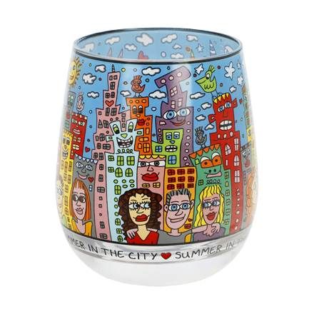 Windlicht Summer in the City James Rizzi - Pop Art
