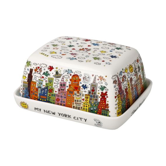 Produktbild von Butterdose James Rizzi - My New York City - Pop Art
