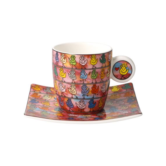 Espressotasse Rizzi We are the Birds - Pop Art