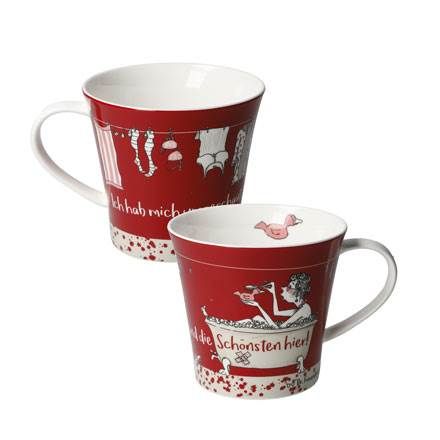 Coffee-/tea mug Wir sind die Schönsten - Goebel Atelier