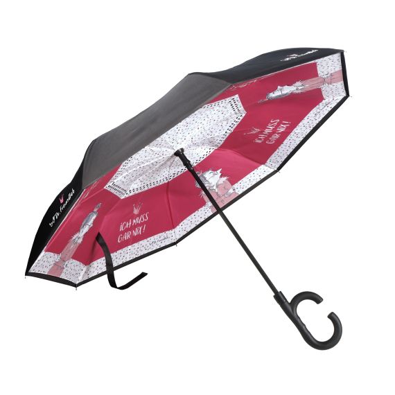 Produktbild von Regenschirm Upside-Down Freundlieb Ich muss gar nix - Goebel Atelier