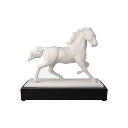 Pferdefigur L'Art d'Objets Chevaux Studio 8 – Gracieux blanc