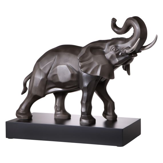 Produktbild von Elefantenfigur L'Art d'Objets Studio 8 – Elefant anthracite platine