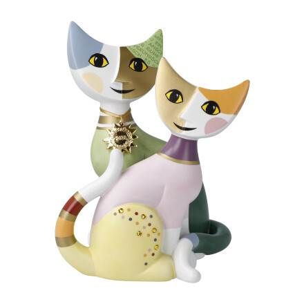 Produktbild von Katzenfigur Gaia e Calma - Jahreskatze 2021 Rosina Wachtmeister Arte Grafica 