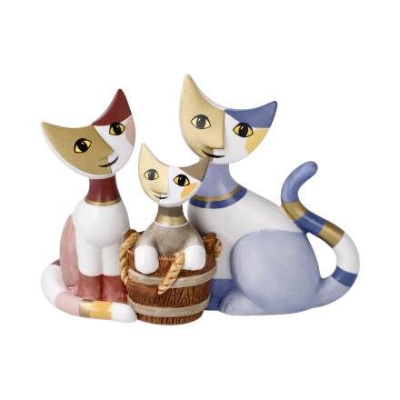 Figur Katzen Il giorno del bagno - Rosina Wachtmeister Katzenwelt 