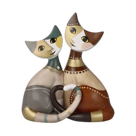 Katzenfigur Mira e Mio Rosina Wachtmeister Katzenwelt