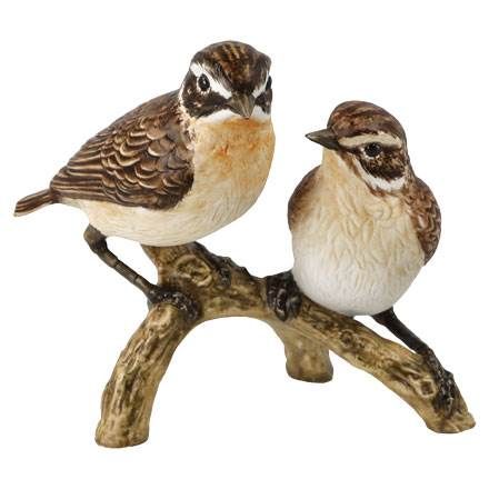 Produktbild von Vogel des Jahres 2023 Figur Braunkehlchenpaar