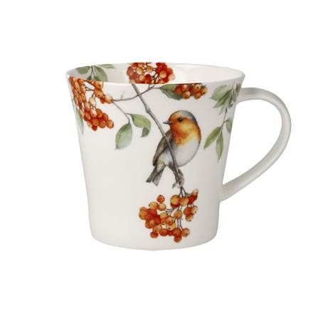 Kaffee- / Teetasse Mug Rotkehlchen 0,35l Singvögel