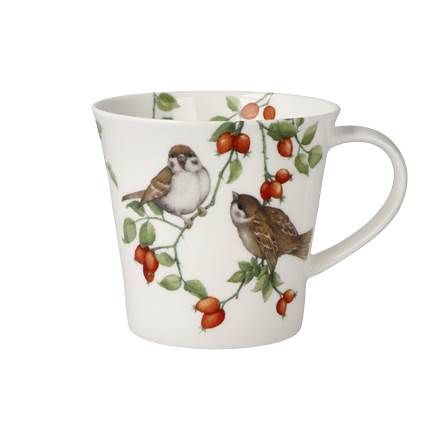 Kaffee- / Teetasse Mug Spatzen 0,35l Singvögel