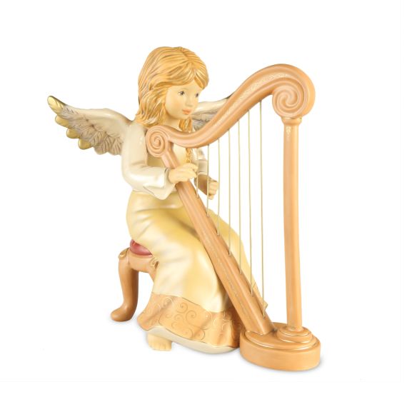 Engelfigur Sanfte Melodie Champagner - Himmelsboten Weihnachten