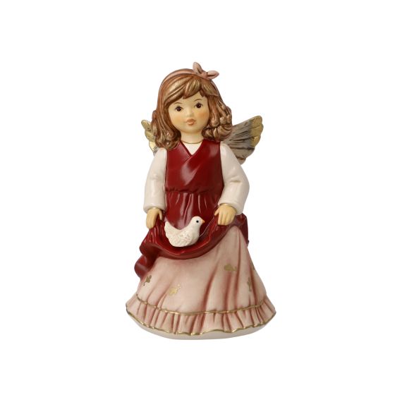 Produktbild von Engelfigur Friedensengel - Himmelsboten Weihnachten Bordeaux