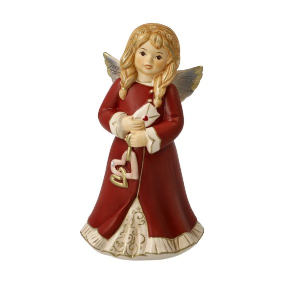 Produktbild von Engelfigur Liebevoller Gruß Bordeaux - Himmelsboten Weihnachten