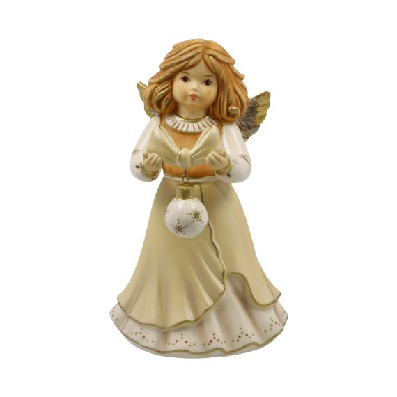 Engelfigur Meine schönste Weihnachtskugel - Champagner Himmelsboten Weihnachten